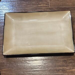 Pfaltzgraff 14 inch Circular Serving Platter Tray Matches Taos & Painted Poppies